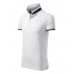 Vyriški Polo Marškinėliai MALFINI Collar Up White 215 g/m²