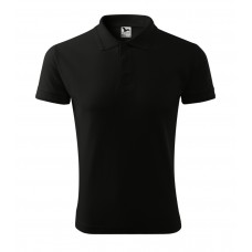 Vyriški Polo Marškinėliai PIQUE Black, 200 g/m²
