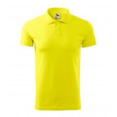 Vyriški polo marškinėliai Single J. 202 | citrininė spalva