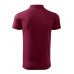 Vyriški polo marškinėliai Single J. 202 granato spalvos