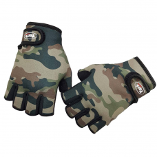 Žvejybos pirštinės be pirštų YORK Cut Moro